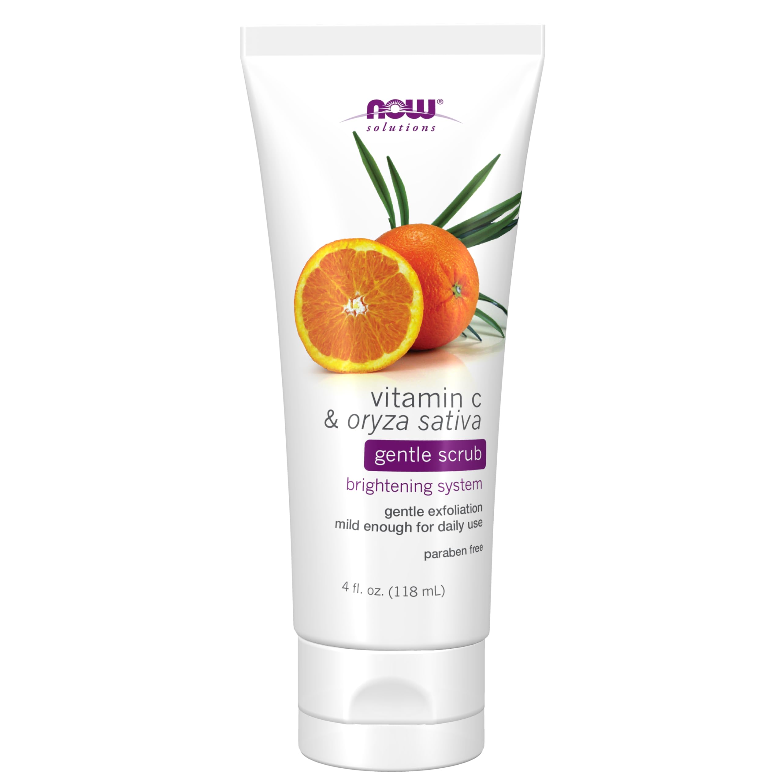 Scrub Now Foods Solutions Vitamina C Y Oryza Sativa 120 Ml - Venta Internacional.