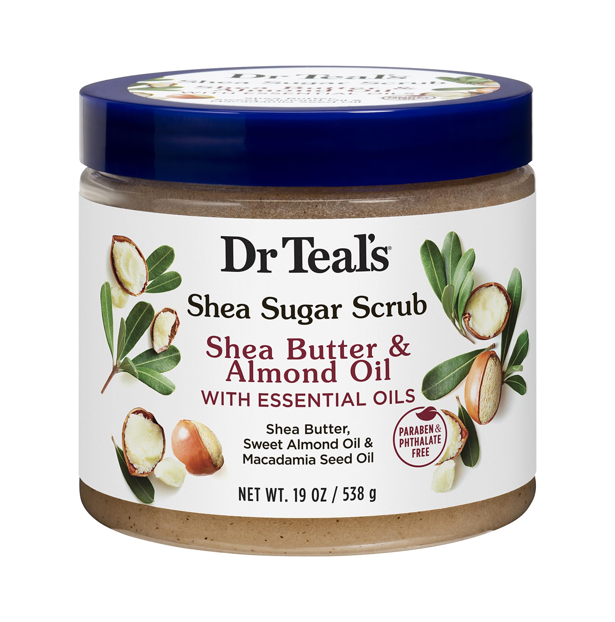 Sugar Scrub Dr. Teal's, Manteca De Karité Y Aceite De Almendras, Frasco De 550 Ml - Venta Internacional.