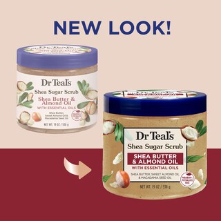 Foto 5 | Sugar Scrub Dr. Teal's, Manteca De Karité Y Aceite De Almendras, Frasco De 550 Ml - Venta Internacional.