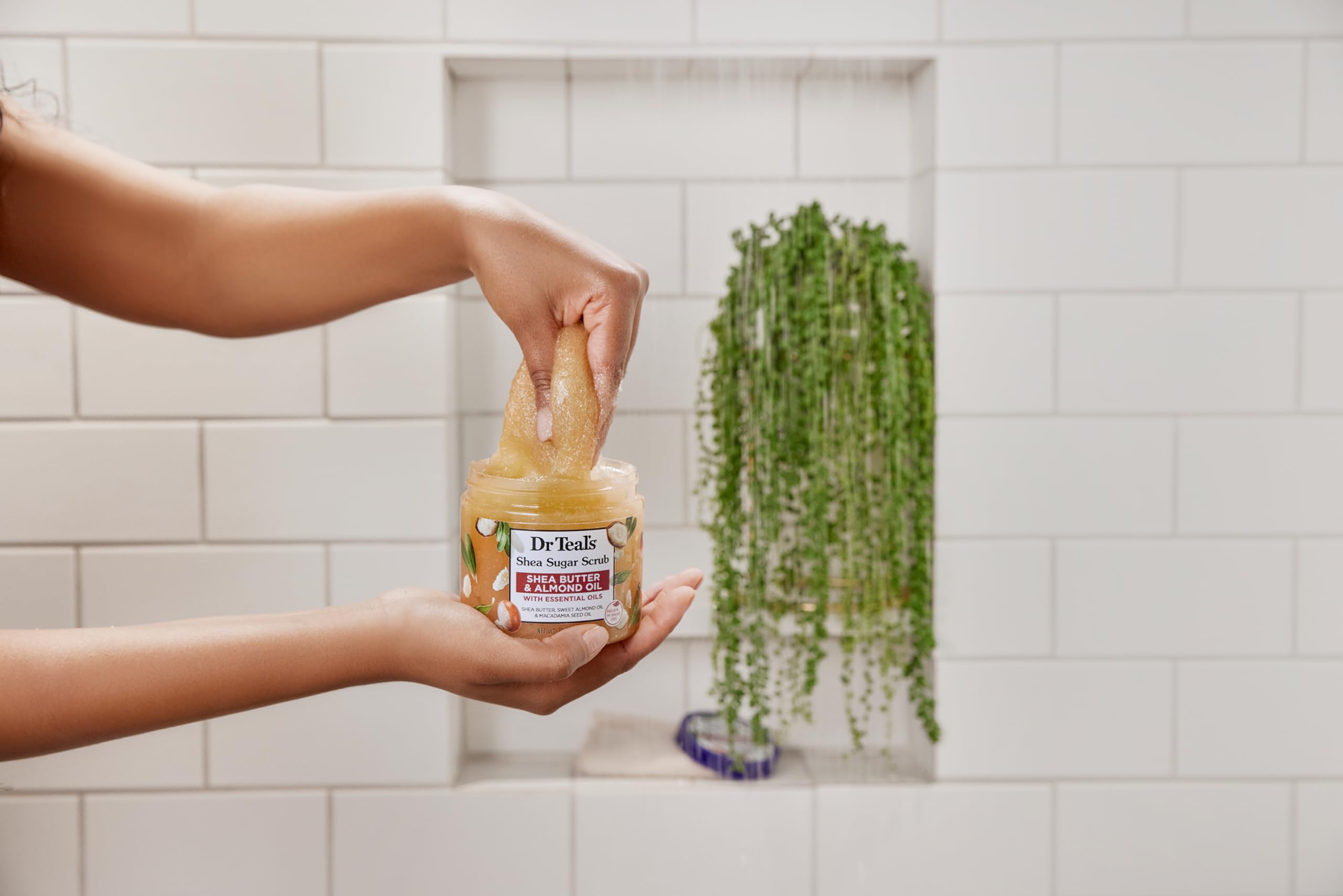 Foto 7 | Sugar Scrub Dr. Teal's, Manteca De Karité Y Aceite De Almendras, Frasco De 550 Ml - Venta Internacional.