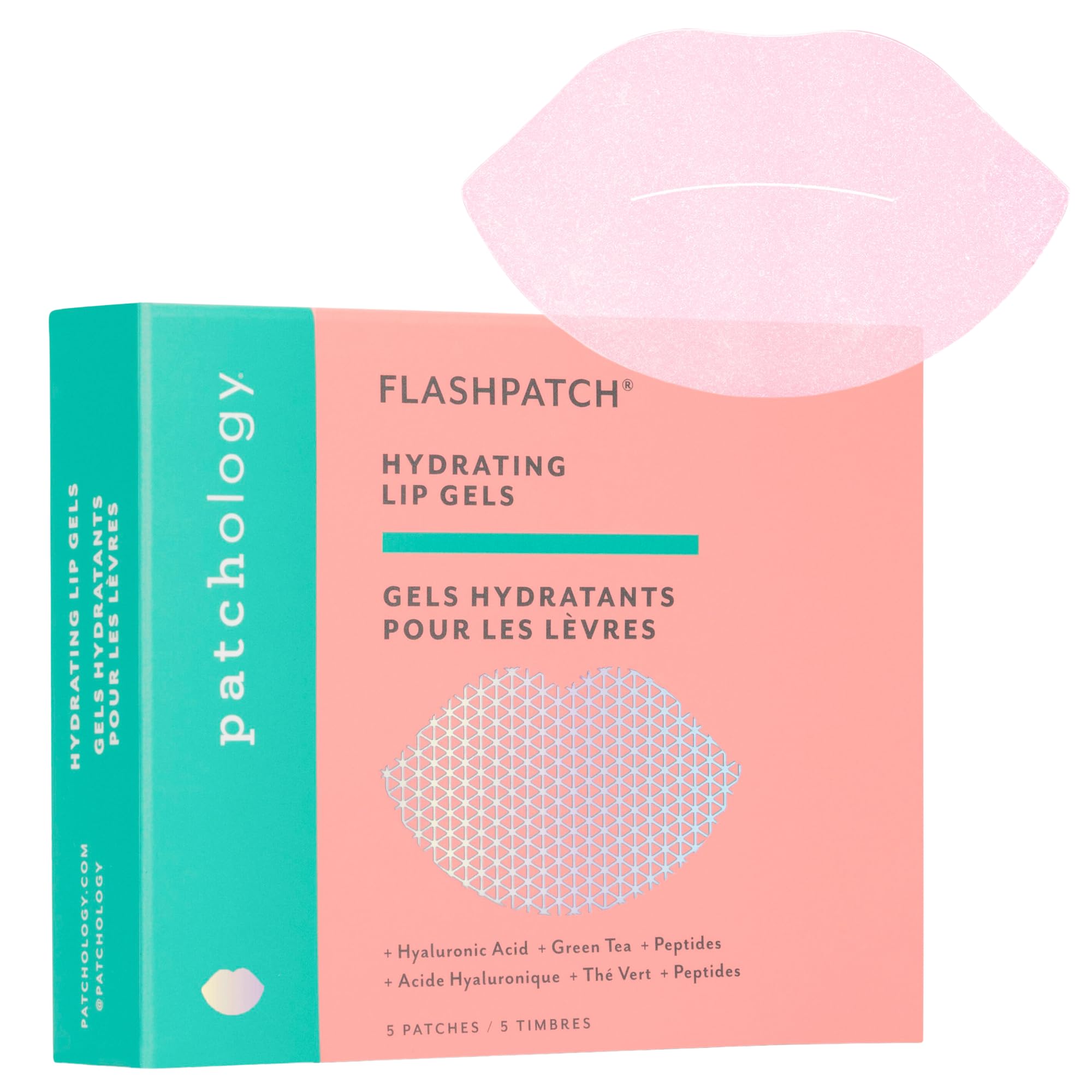 Mascarilla Labial Patchology Flashpatch Hidratante Con Ácido Hialurónico - Venta Internacional.