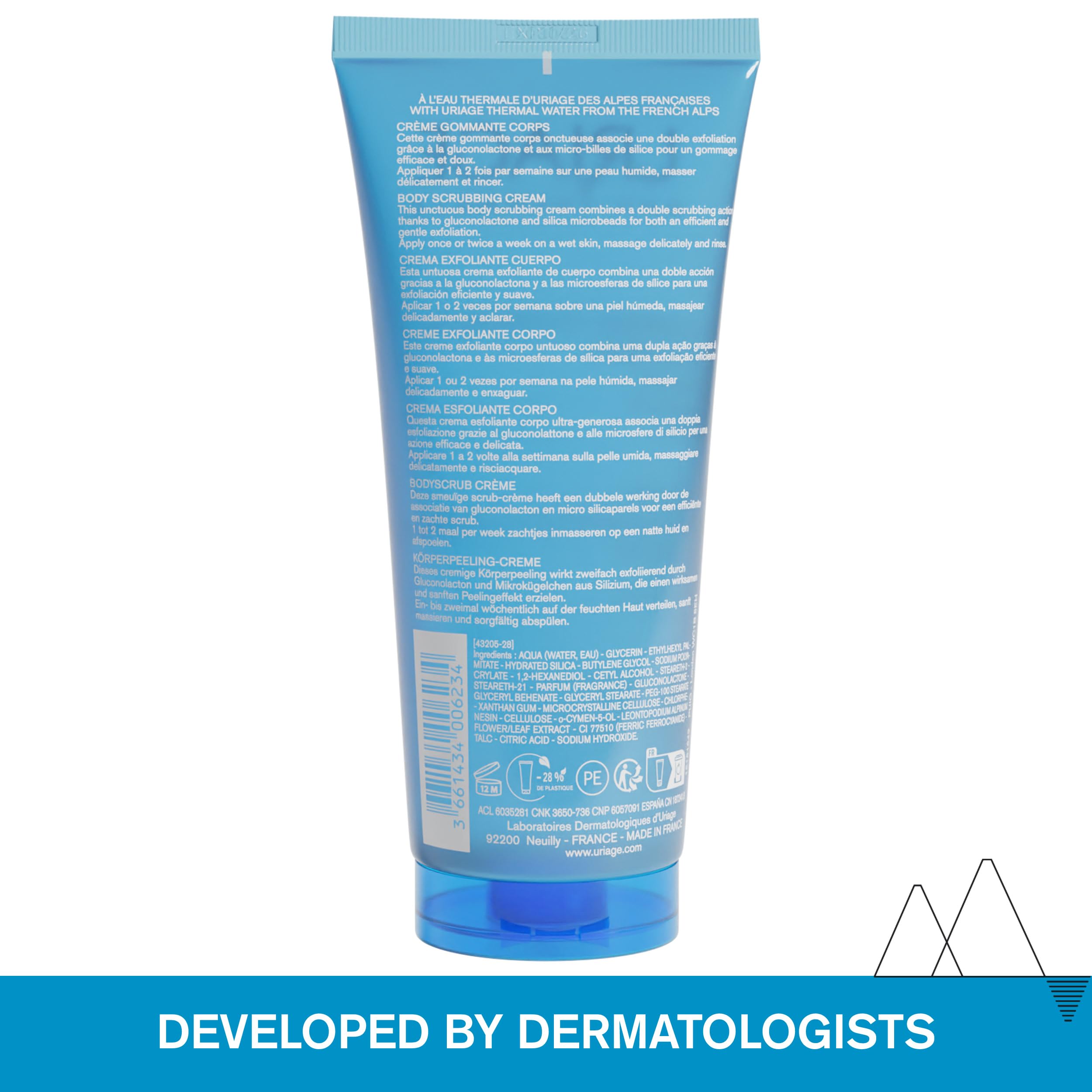 Foto 3 pulgar | Crema Exfoliante Corporal Uriage 200 Ml Con Gluconolactona Y Sílice - Venta Internacional.