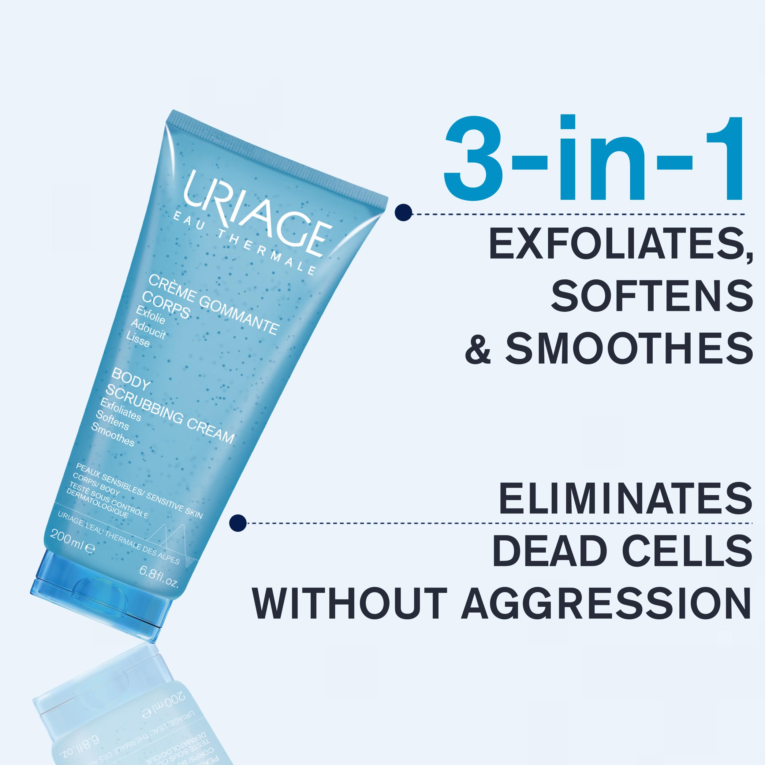 Foto 5 pulgar | Crema Exfoliante Corporal Uriage 200 Ml Con Gluconolactona Y Sílice - Venta Internacional.