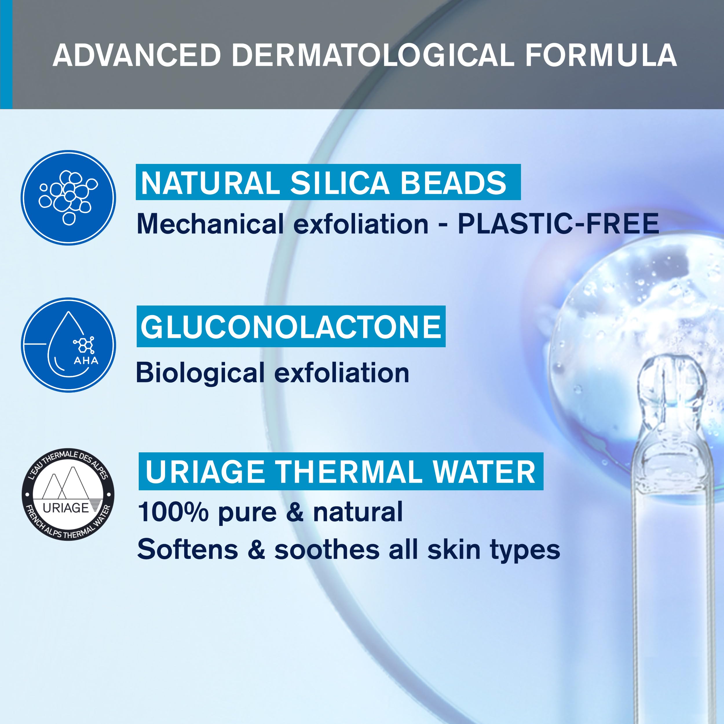 Foto 6 pulgar | Crema Exfoliante Corporal Uriage 200 Ml Con Gluconolactona Y Sílice - Venta Internacional.