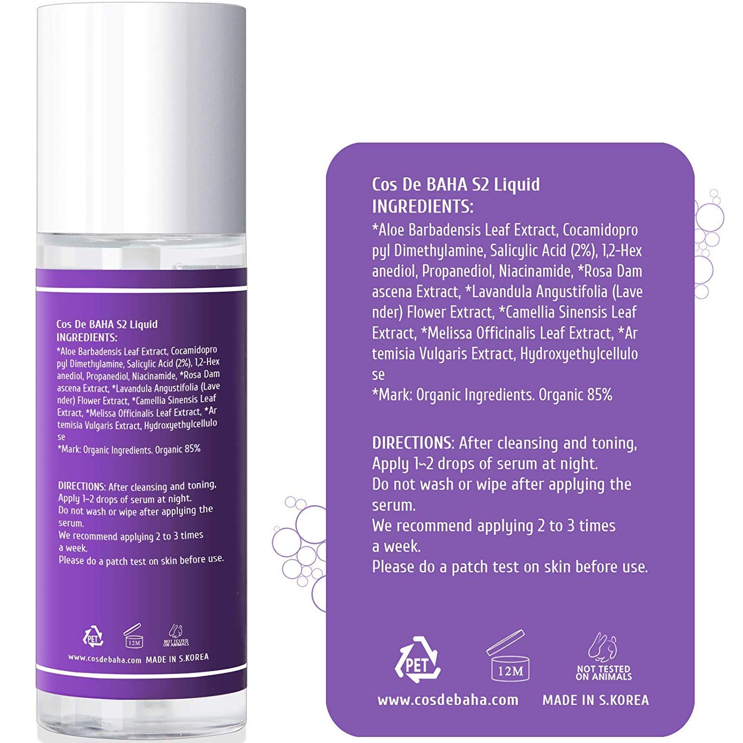 Foto 4 pulgar | Serum Cos De Baha Bha Con 2% De Betaína Y Salicilato Para El Cuidado De Poros  120 Ml - Venta Internacional.