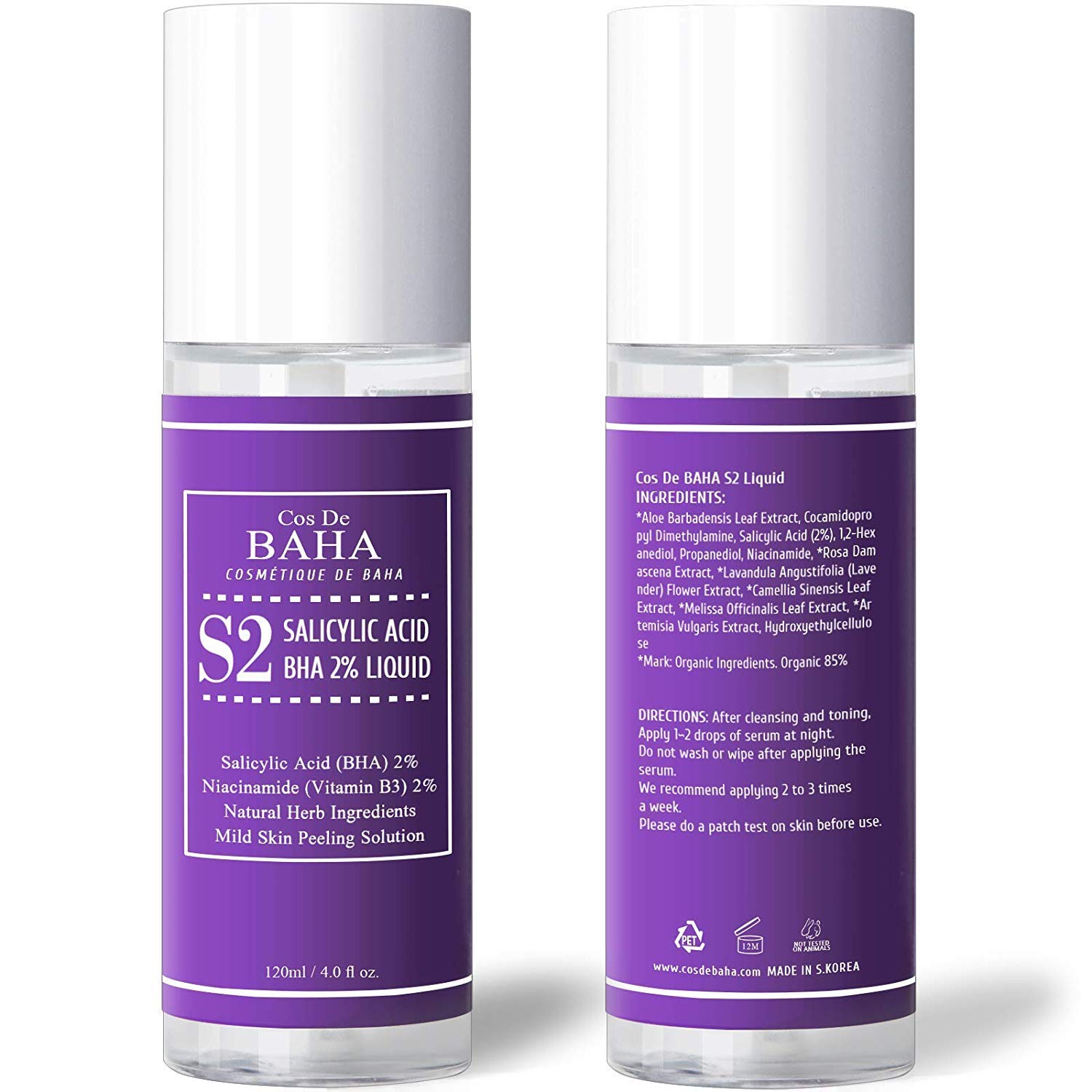 Foto 8 pulgar | Serum Cos De Baha Bha Con 2% De Betaína Y Salicilato Para El Cuidado De Poros  120 Ml - Venta Internacional.