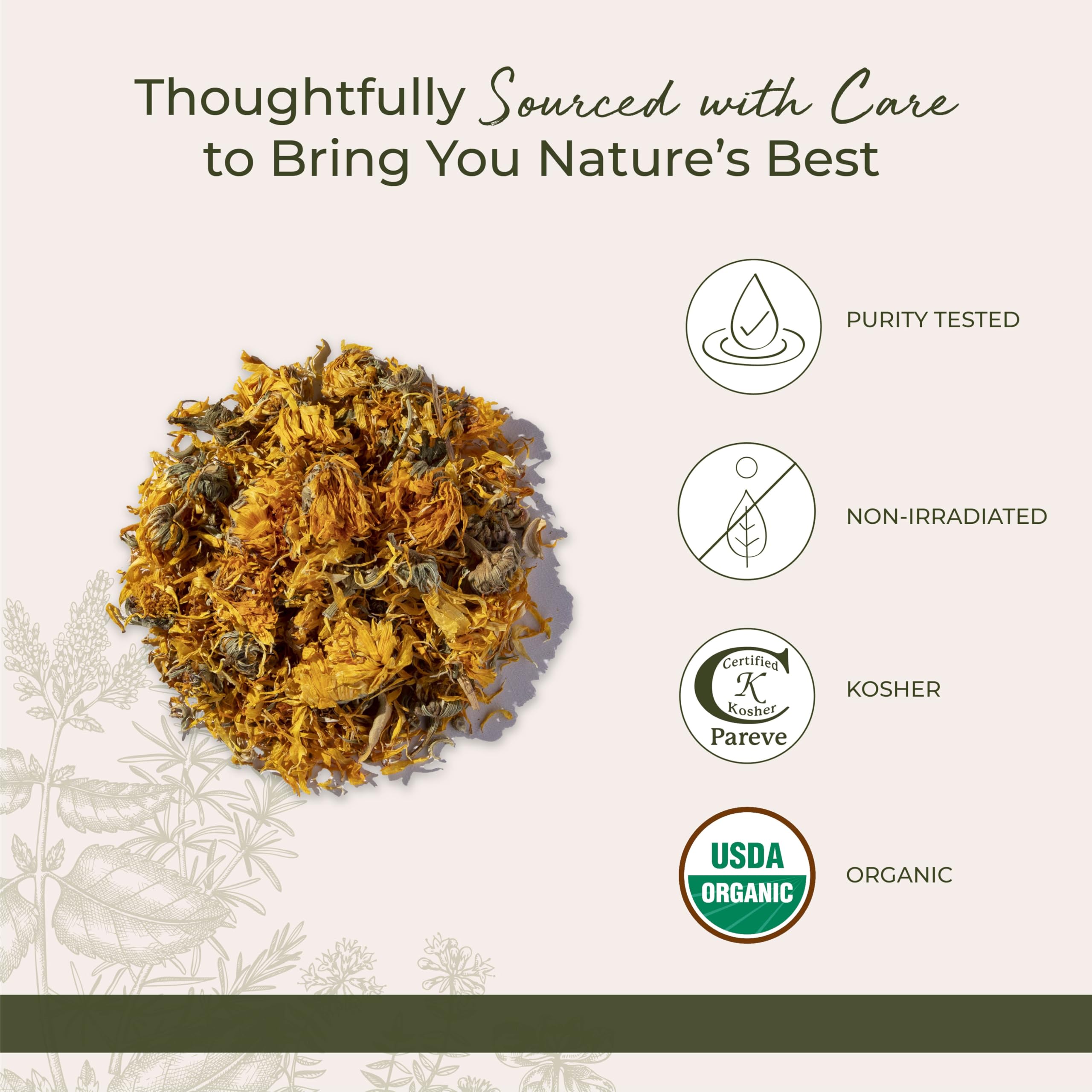 Foto 5 pulgar | Té De Hierbas Starwest Botanicals Calendula Flowers 454 G - Venta Internacional.