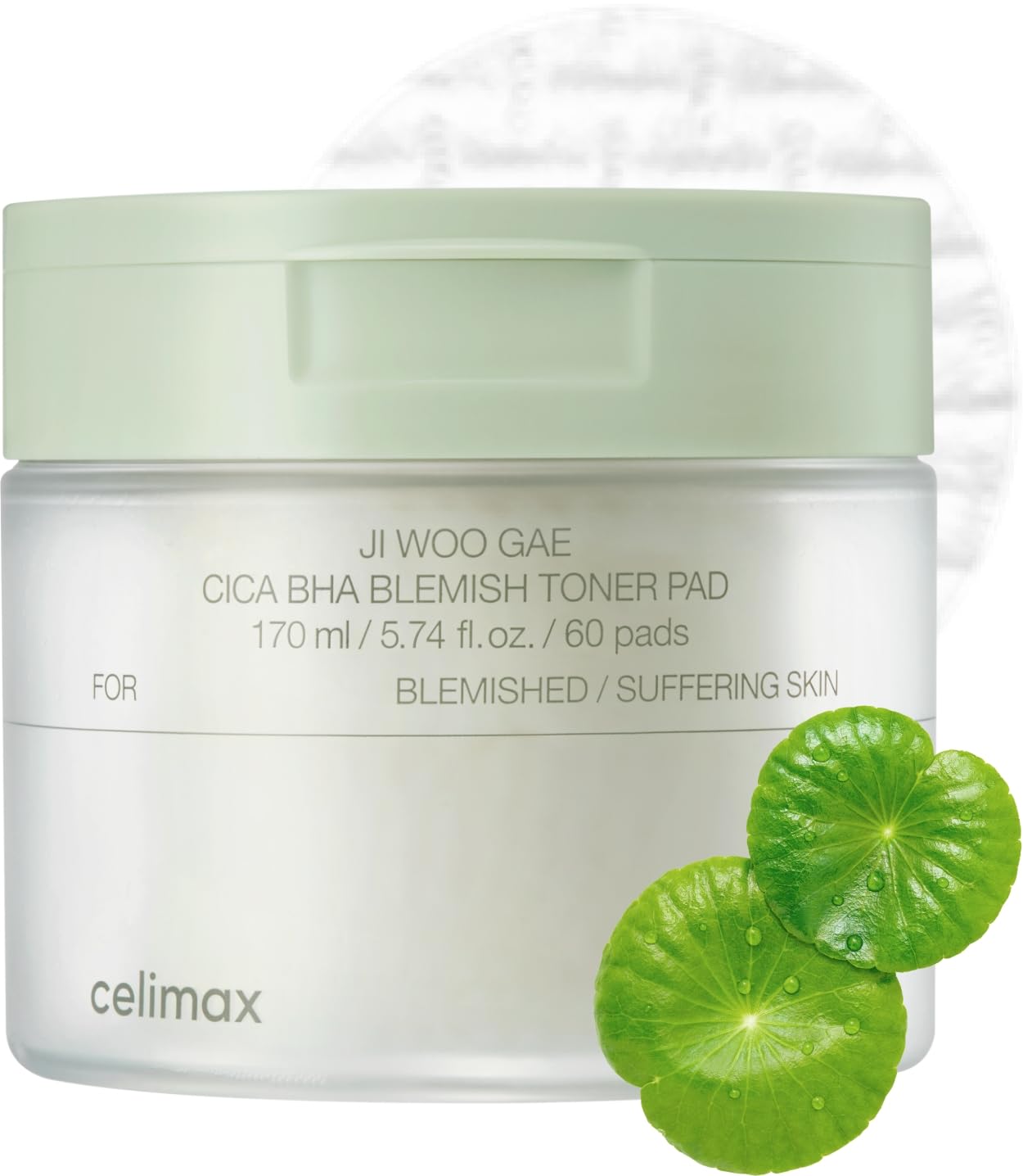 Almohadilla De Tóner Celimax Ji.woo.gae Cica Bha Pha Lha 60 Almohadillas - Venta Internacional.