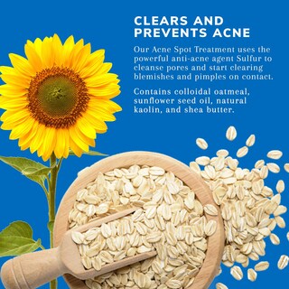 Foto 2 | Tratamiento Para Manchas De Acné Earth's Care Crema Con 10% De Azufre 30 Ml - Venta Internacional.