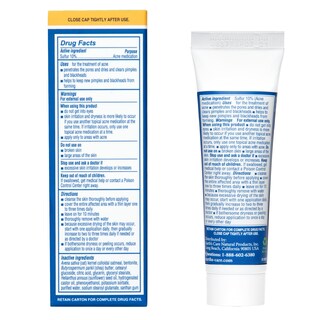 Foto 6 | Tratamiento Para Manchas De Acné Earth's Care Crema Con 10% De Azufre 30 Ml - Venta Internacional.