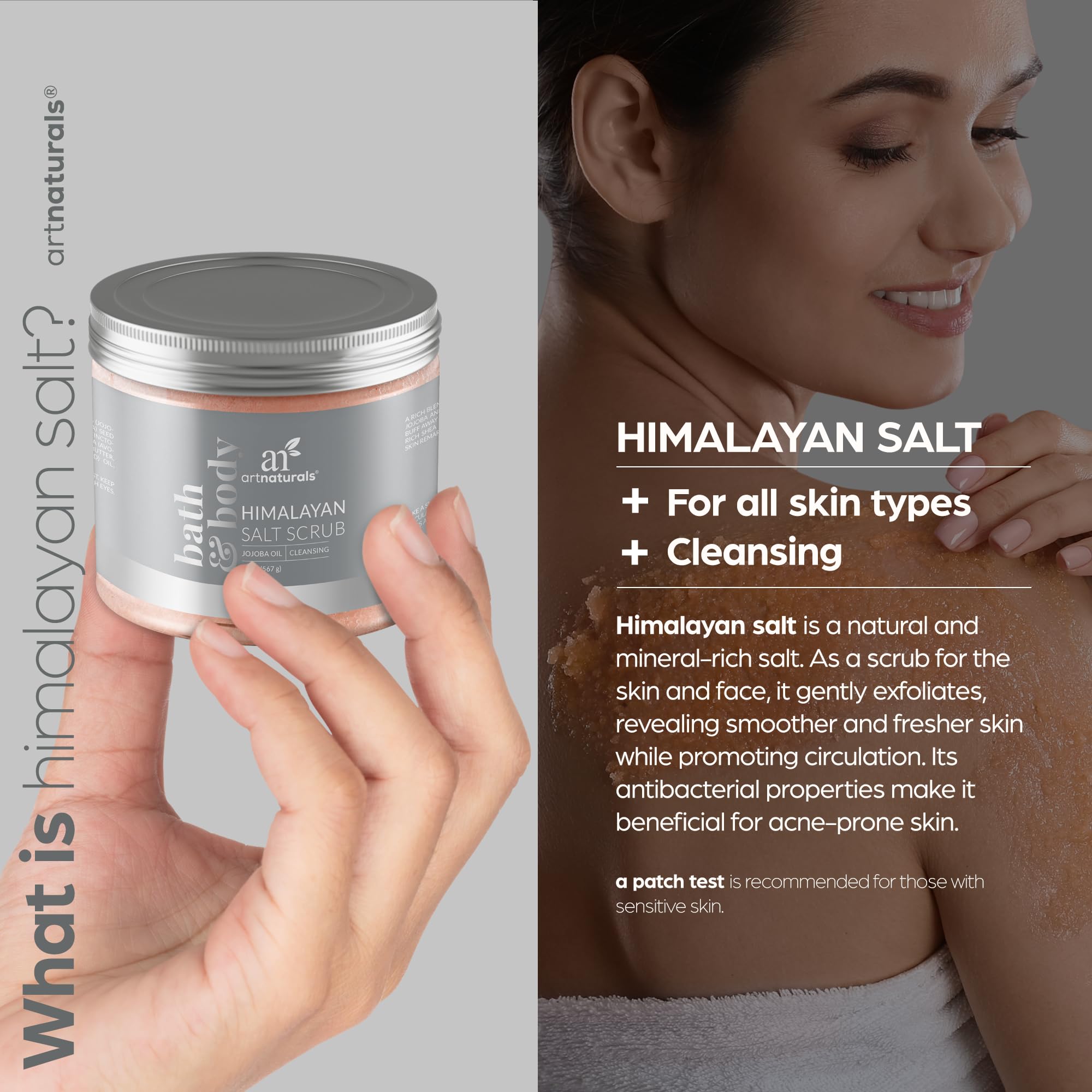 Foto 3 pulgar | Exfoliante Corporal Artnaturals Para Celulitis Profunda Del Himalaya  600 Ml - Venta Internacional.