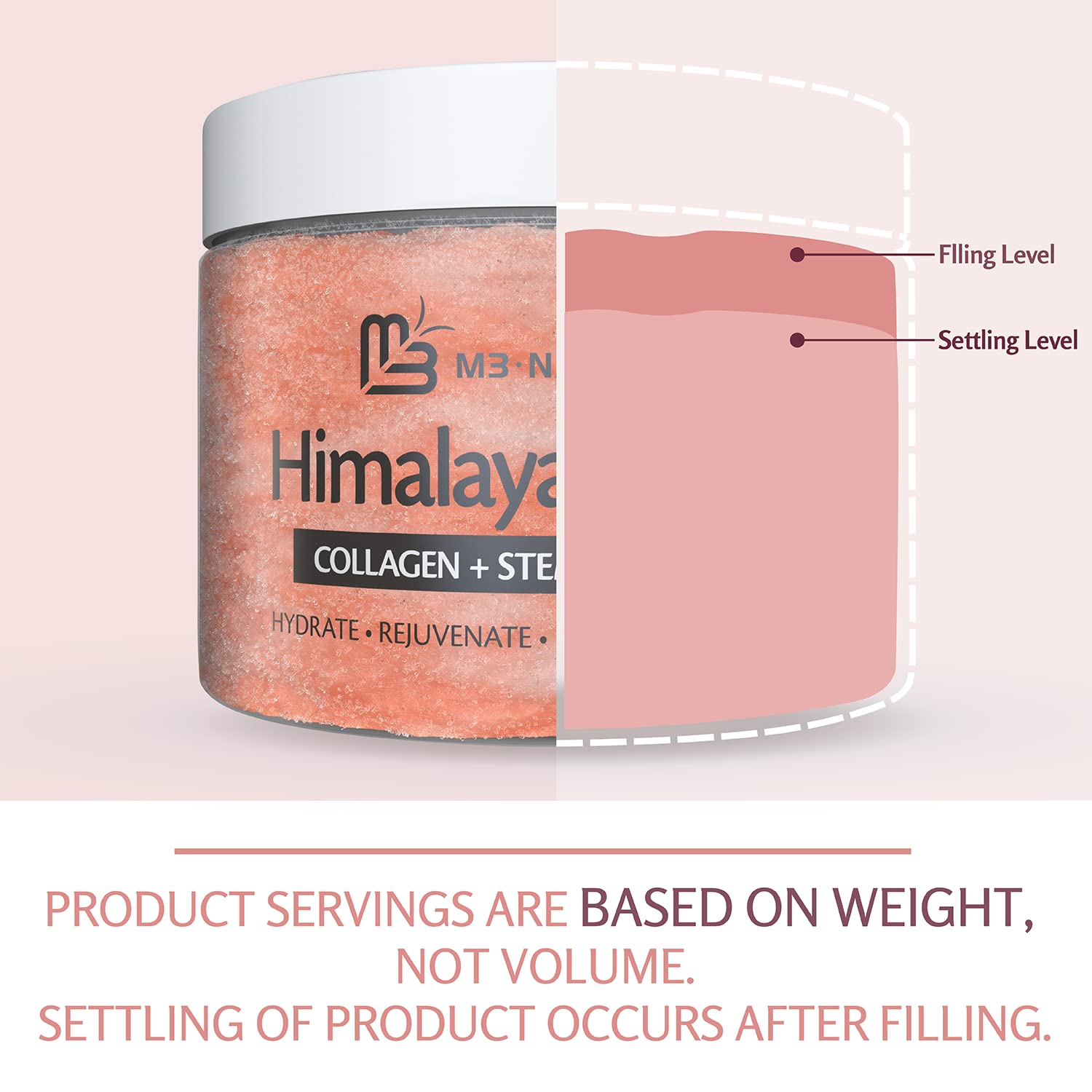 Foto 5 pulgar | Exfoliante Con Sal Para Rostro  Pies Y Cuerpo Del Himalaya M3 Naturals - Venta Internacional.