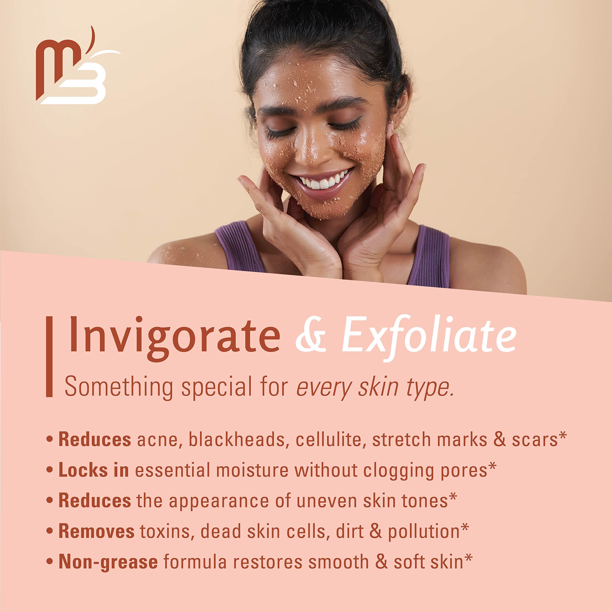 Foto 8 pulgar | Exfoliante Con Sal Para Rostro  Pies Y Cuerpo Del Himalaya M3 Naturals - Venta Internacional.