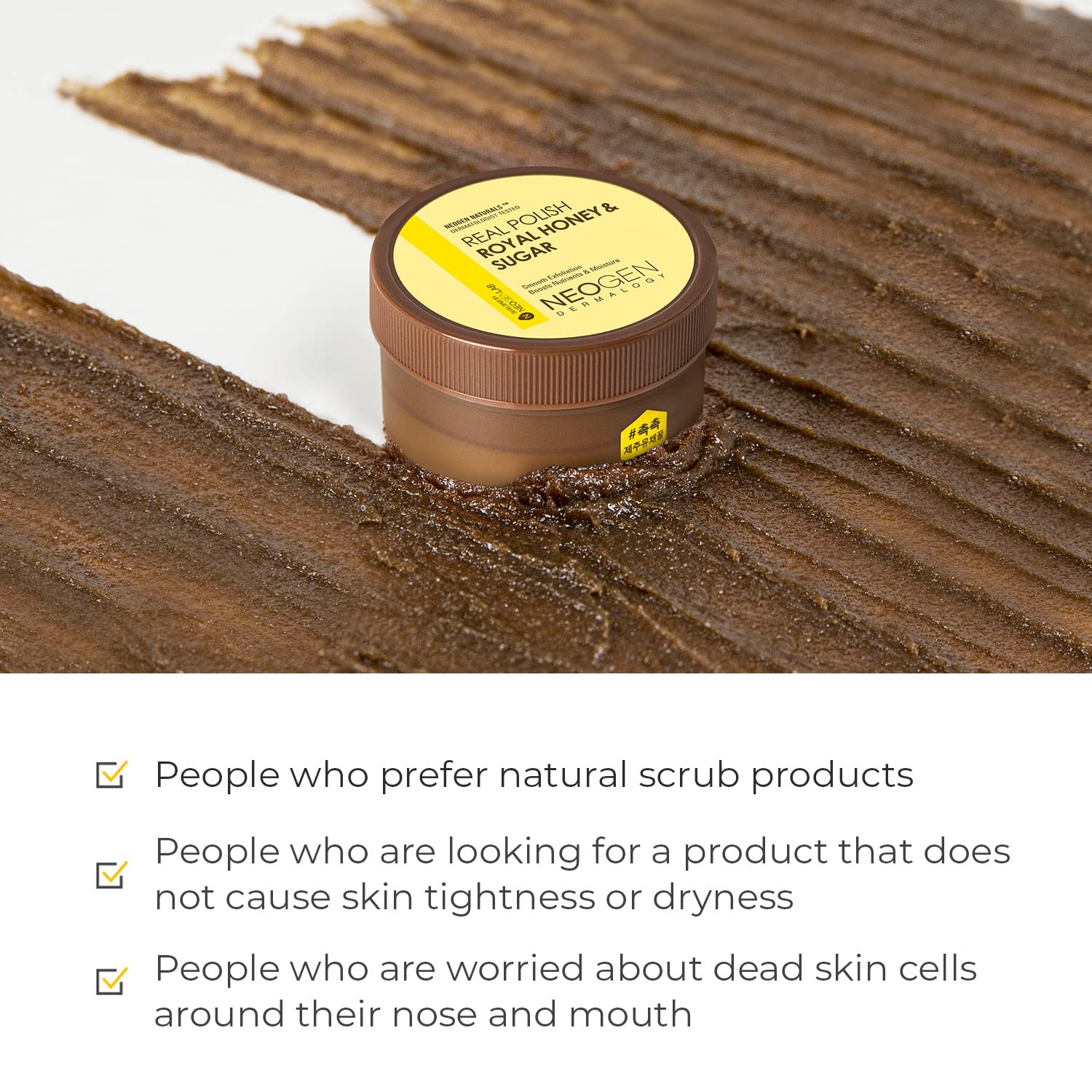 Foto 6 pulgar | Exfoliante Facial Neogen Dermalogy Real Polish Con Miel Y Azúcar  100 G - Venta Internacional.