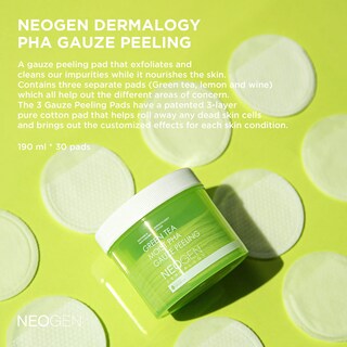 Foto 3 | Almohadillas Exfoliantes Dermalogy De Neogenlab Green Tea Moist Pha X30 - Venta Internacional.