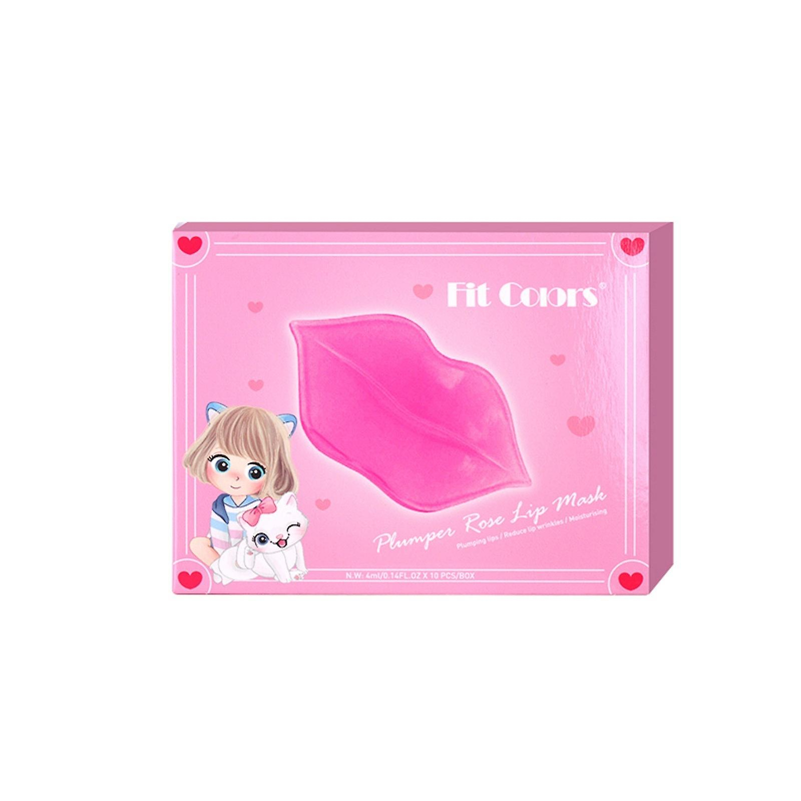 Foto 2 pulgar | Máscaras Labiales Huoguo Gel De Cristal De Colágeno Rosa  Paquete De 10 - Venta Internacional.