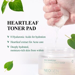 Foto 6 | Almohadilla Facial Dermalogy De Neogenlab Real Heartleaf Soothing - Venta Internacional.