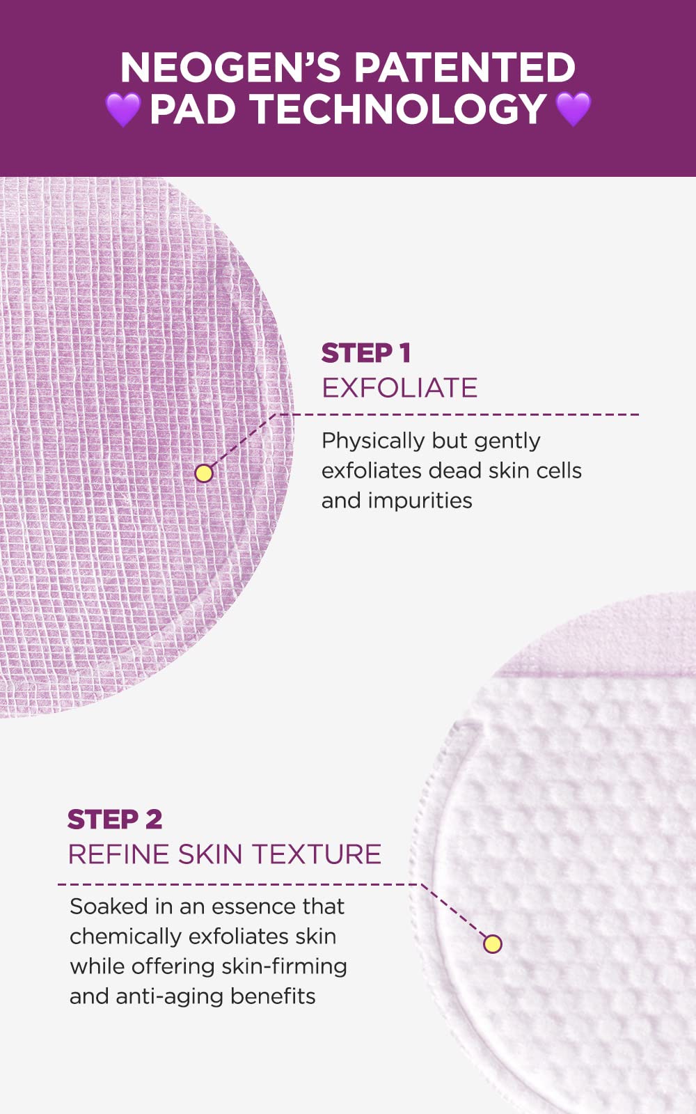 Foto 5 pulgar | Almohadillas Exfoliantes Dermalogy De Neogenlab Bio-peel Gauze (vino  30) - Venta Internacional.