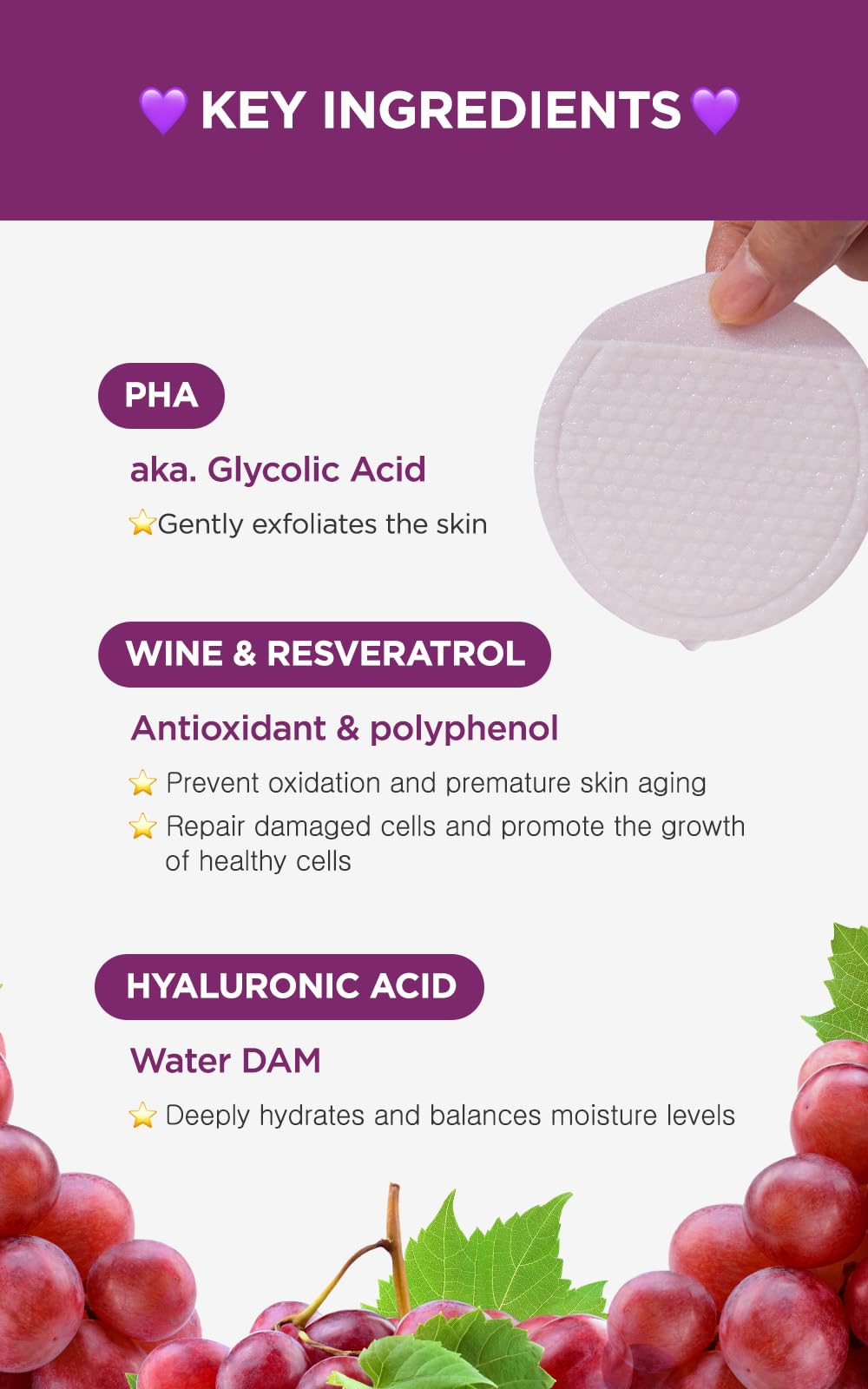 Foto 6 pulgar | Almohadillas Exfoliantes Dermalogy De Neogenlab Bio-peel Gauze (vino  30) - Venta Internacional.