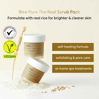 Foto 2 | Exfoliante Facial Thankyou Farmer Rice Pure The Real Scrub Pack - Venta Internacional.