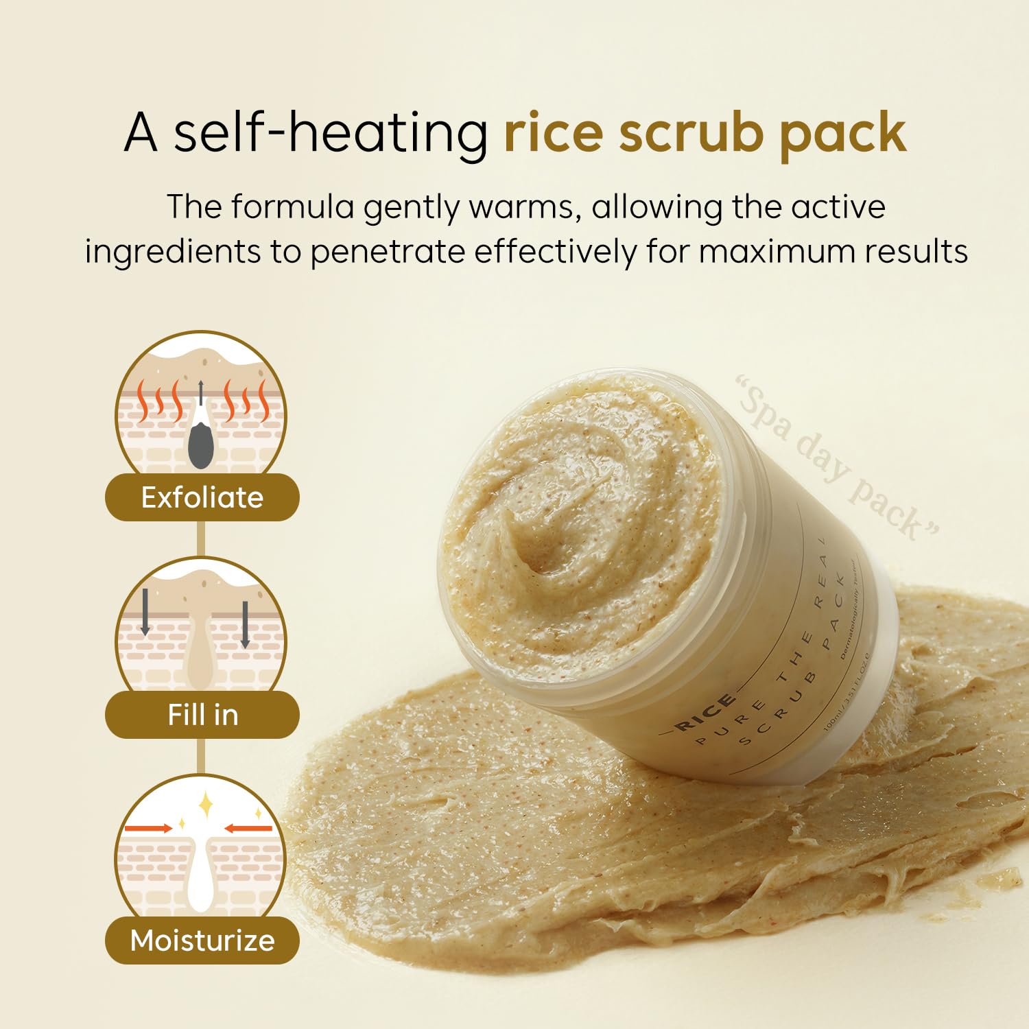 Foto 4 pulgar | Exfoliante Facial Thankyou Farmer Rice Pure The Real Scrub Pack - Venta Internacional.