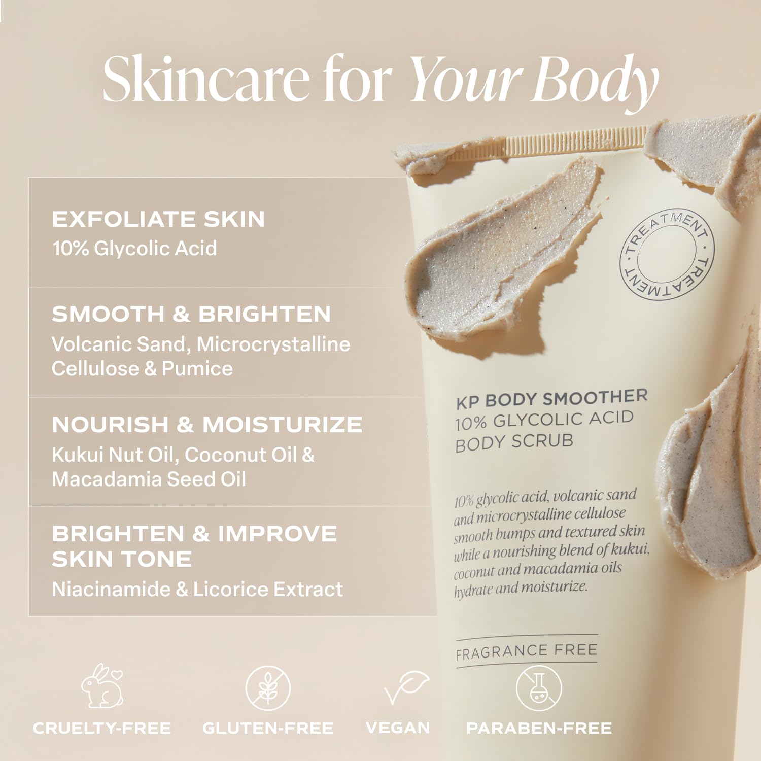Foto 4 | Exfoliante Corporal Saltair Kp Con 10% De Ácido Glicólico Y Arena Volcánica  300 Ml - Venta Internacional.
