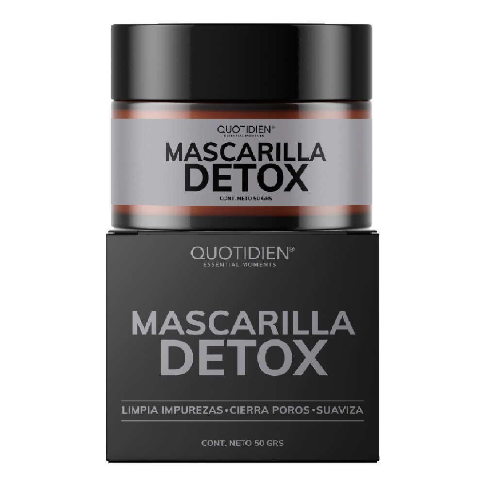 Foto 2 pulgar | Mascarilla Detox Quotidien de Carbón Activado y Arcillas Skin Care Facial 50g