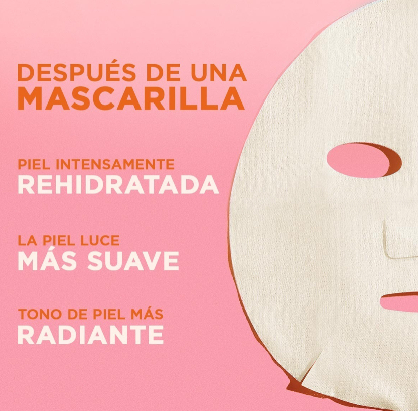 Foto 5 | Mascarilla Facial Garnier de Manzanilla con Ácido Hialurónico