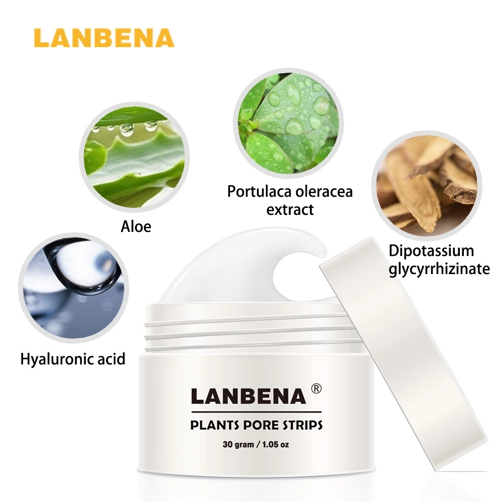 Foto 2 | Venta Internacional - Mascarilla Facial Lanbena Blanca, Removedor De Acné + 60 Tiras