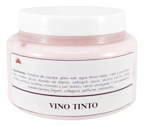 Mascarilla Facial De Vino Tinto Cuidado De Poros Reafirmante