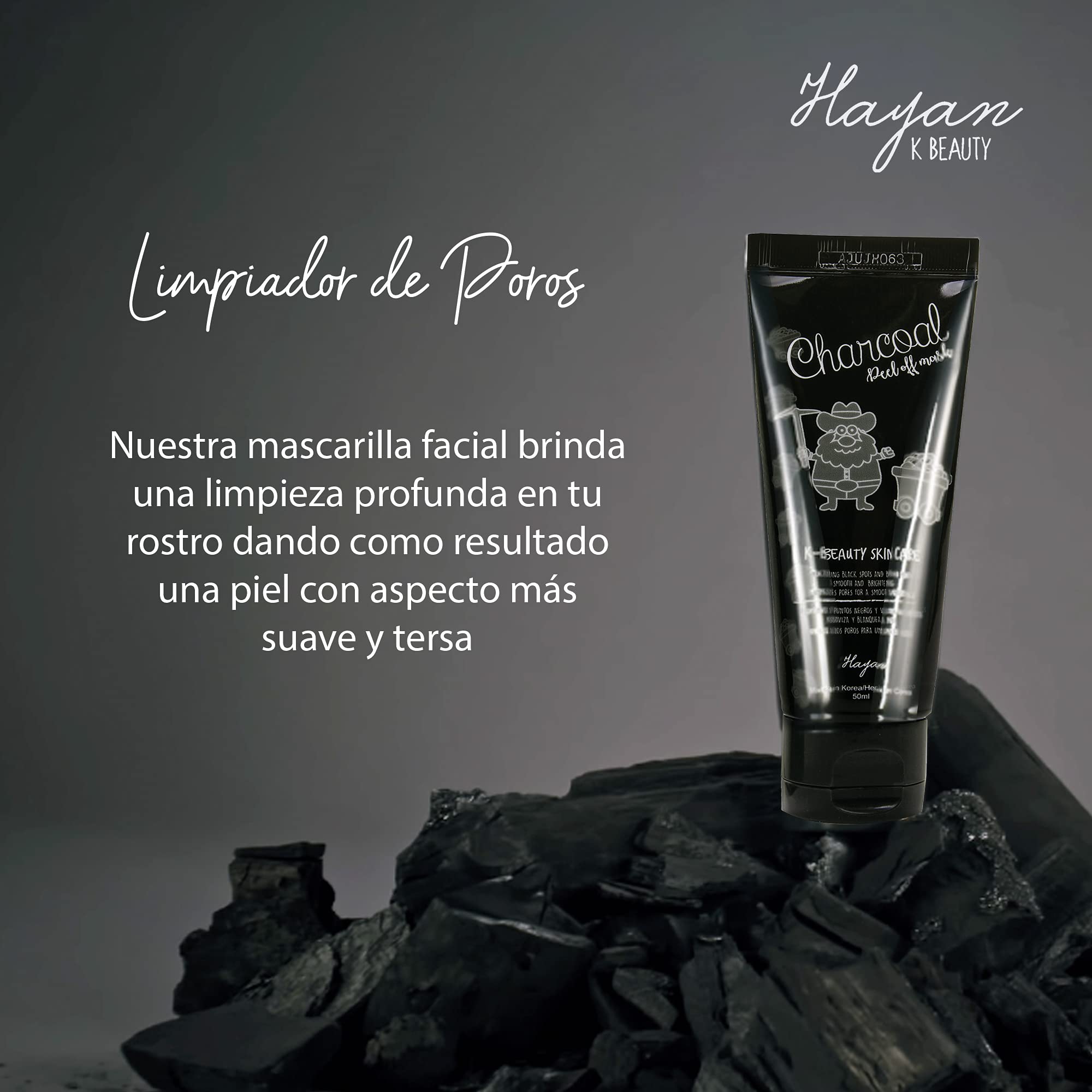 Foto 6 pulgar | Venta Internacional - Mascarilla Facial Hayan Charcoal Peel Off