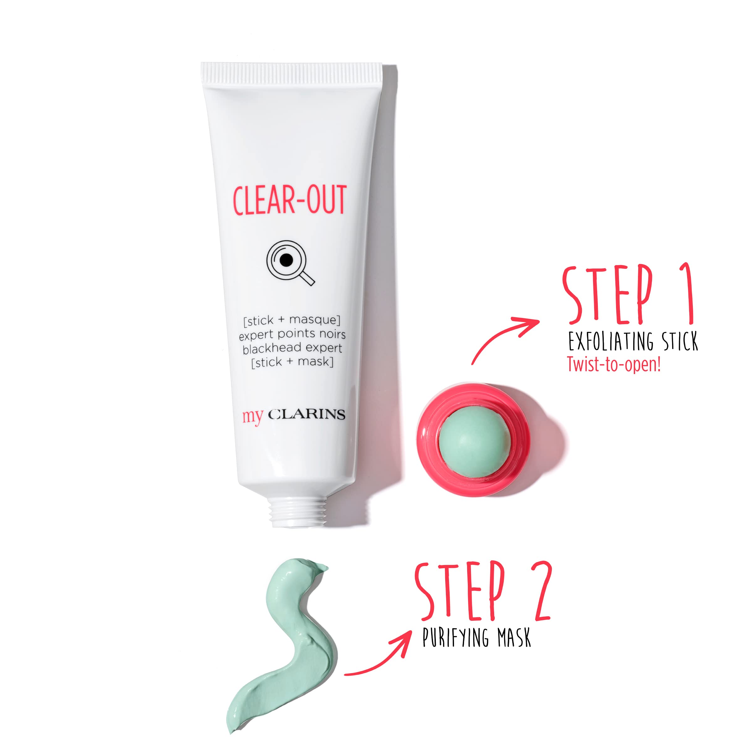 Foto 2 pulgar | Venta Internacional - Máscara Blackhead Expert Stick + Clarins Clear-Out