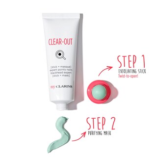 Foto 1 | Venta Internacional - Máscara Blackhead Expert Stick + Clarins Clear-Out