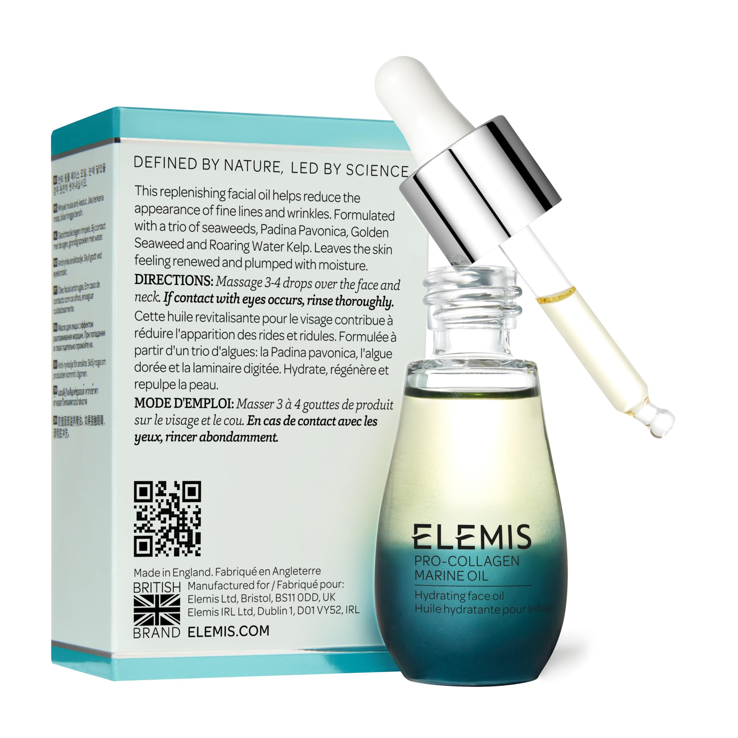 Foto 5 pulgar | Aceite Facial Elemis Pro-Collagen Marine Oil Antiarrugas 15 ml - Venta Internacional