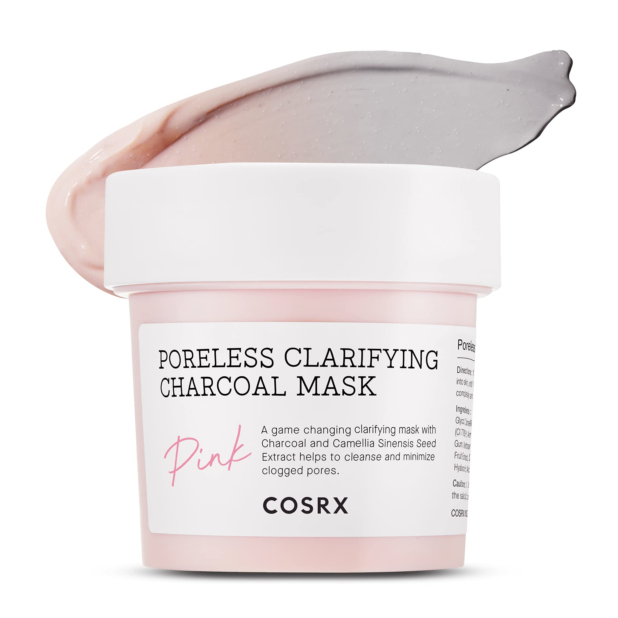 Foto 2 pulgar | Mascarilla Facial COSRX Pink Pore Clarifying Charcoal 110 g - Venta Internacional