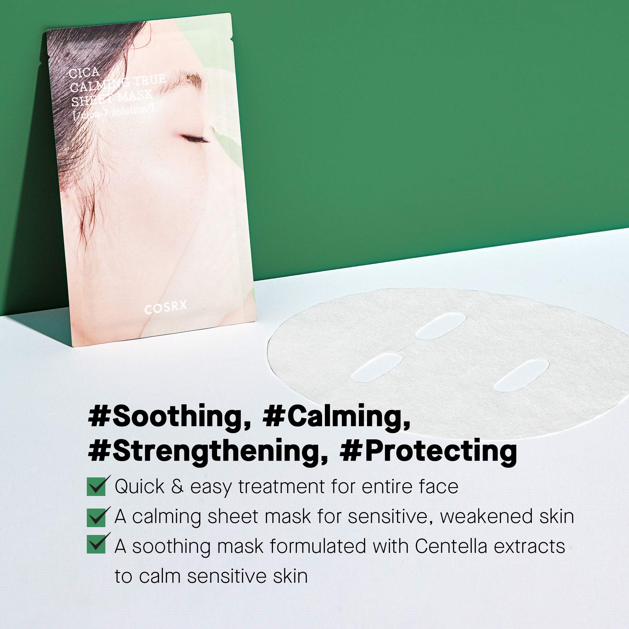 Foto 2 | Mascarilla En Láminas Cosrx Cica Calming True Centella 7-cica Complex De 21 Ml - Venta Internacional.