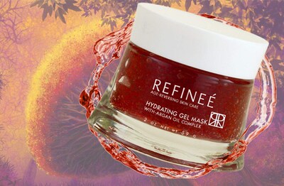 Foto 2 | Mascarilla Facial En Gel Refinee, Hidratante Y Reparadora Con Aceite De Argán, 60 Ml - Venta Internacional.
