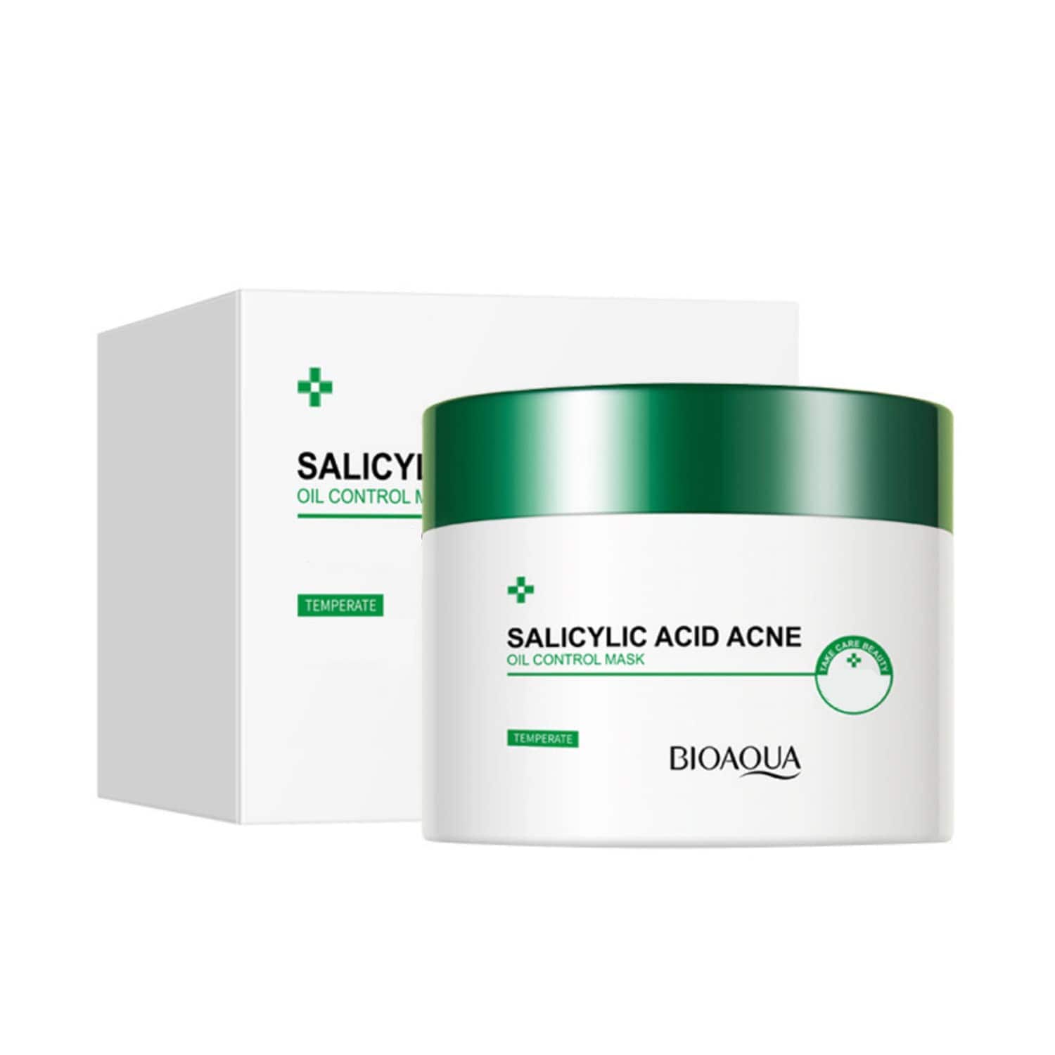 Mascarilla Facial Bioaqua Con Ácido Salicílico Para Eliminar El Acné Y Controlar El Aceite - Venta Internacional. $567