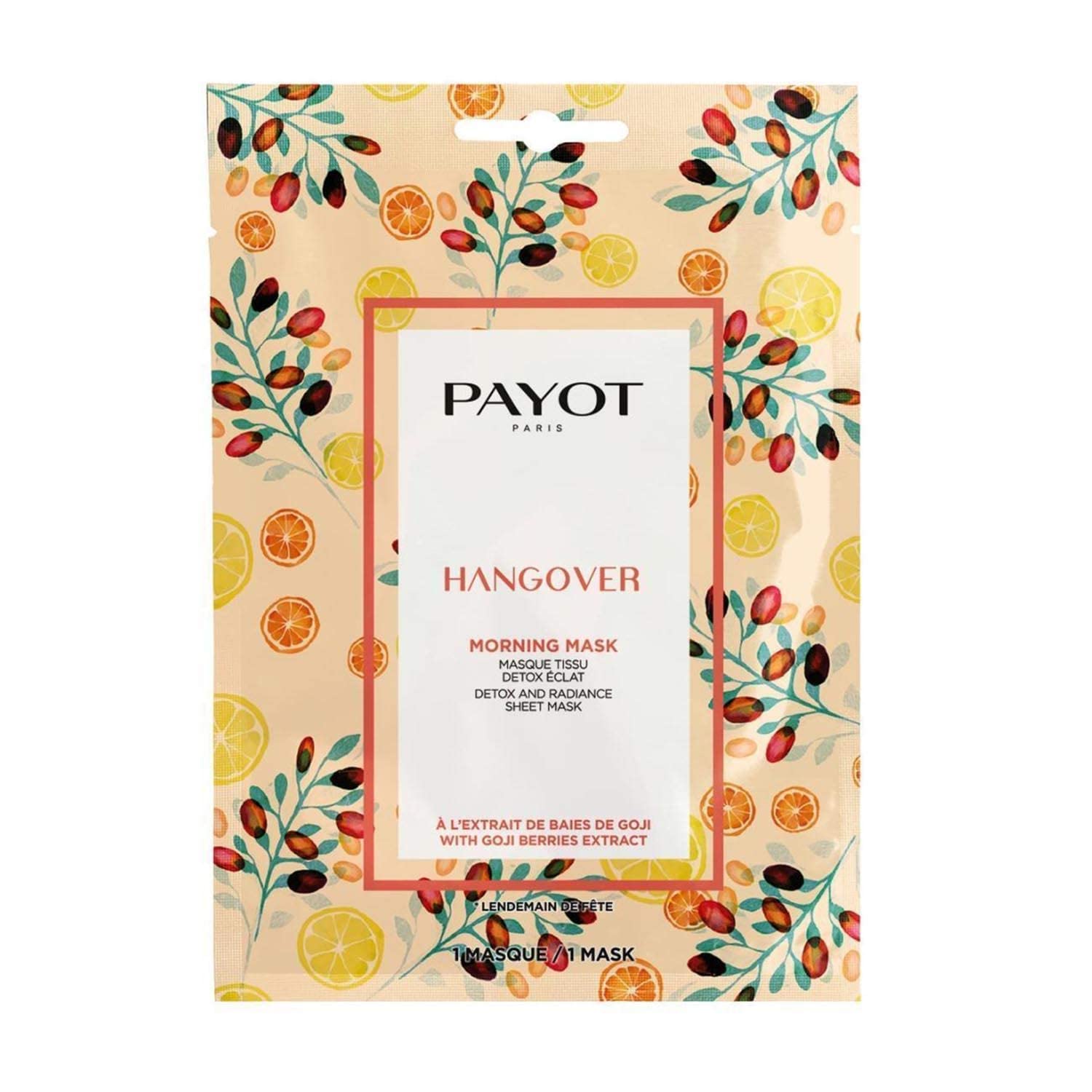 Foto 2 pulgar | Sheet Mask Payot Morning Mask Hangover Para Todo Tipo De Piel - Venta Internacional.