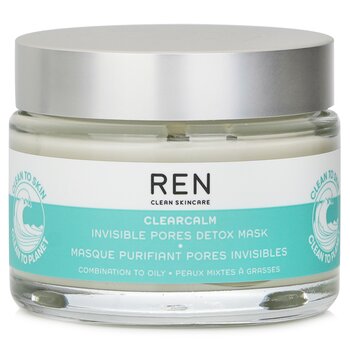 Mascarilla Facial Ren Clearcalm Invisible Pores Detox Para Pieles Grasas - Venta Internacional.