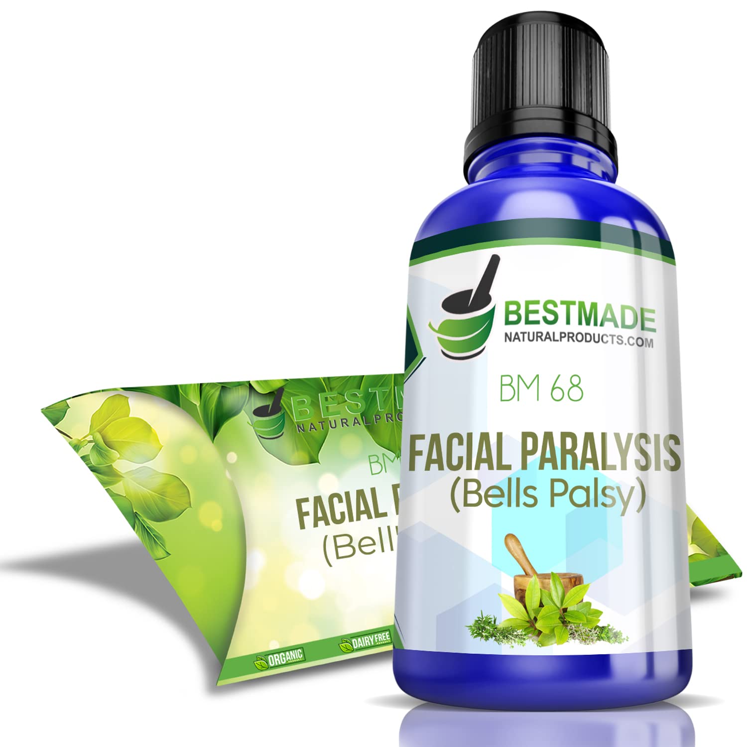 Foto 2 pulgar | Remedio Natural Para La Parálisis Facial, Parálisis De Bell Bm68, 15 Ml - Venta Internacional.