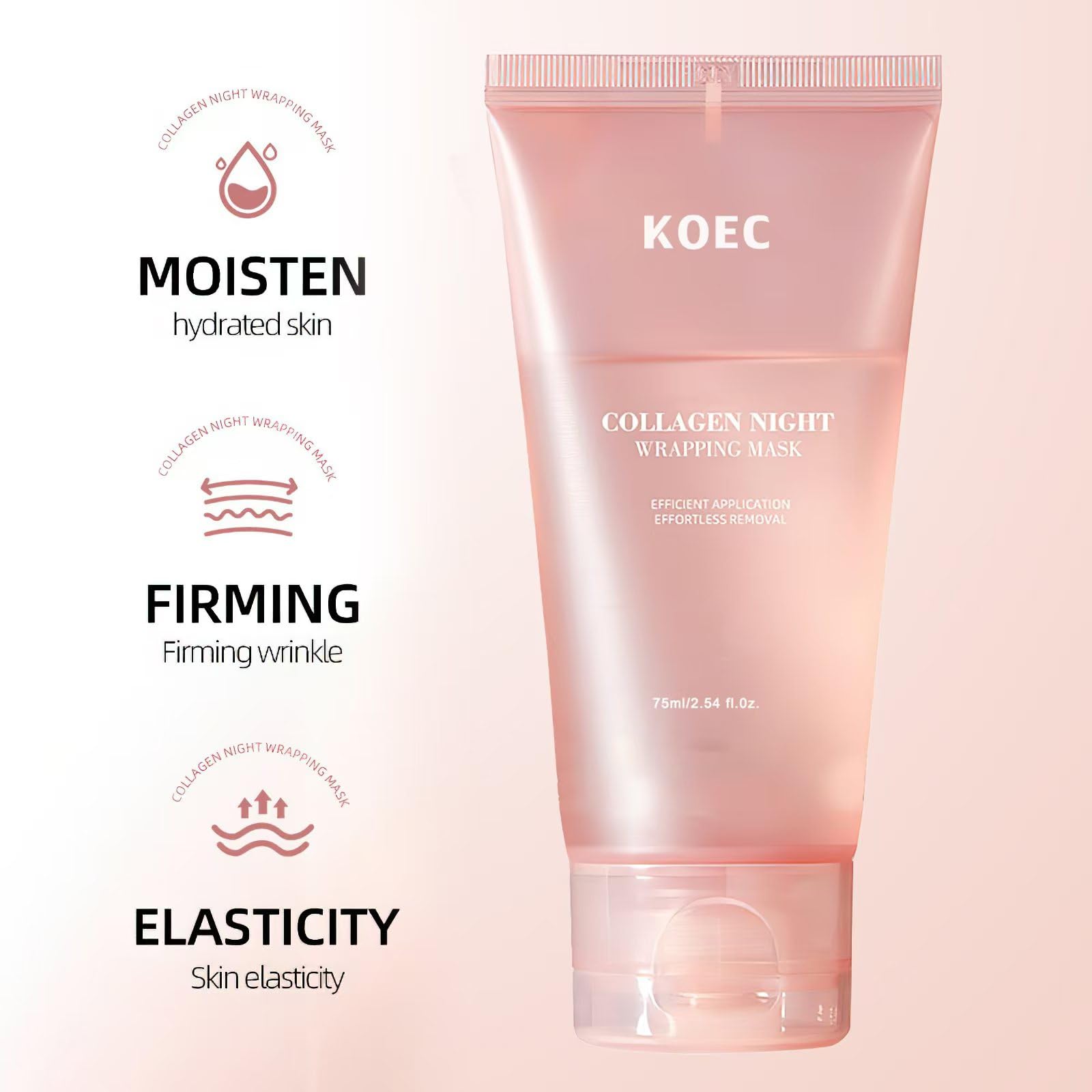 Foto 6 pulgar | Mascarilla De Colágeno Para Envolver La Noche, Elasticidad E Hidratación Genéricas - Venta Internacional.