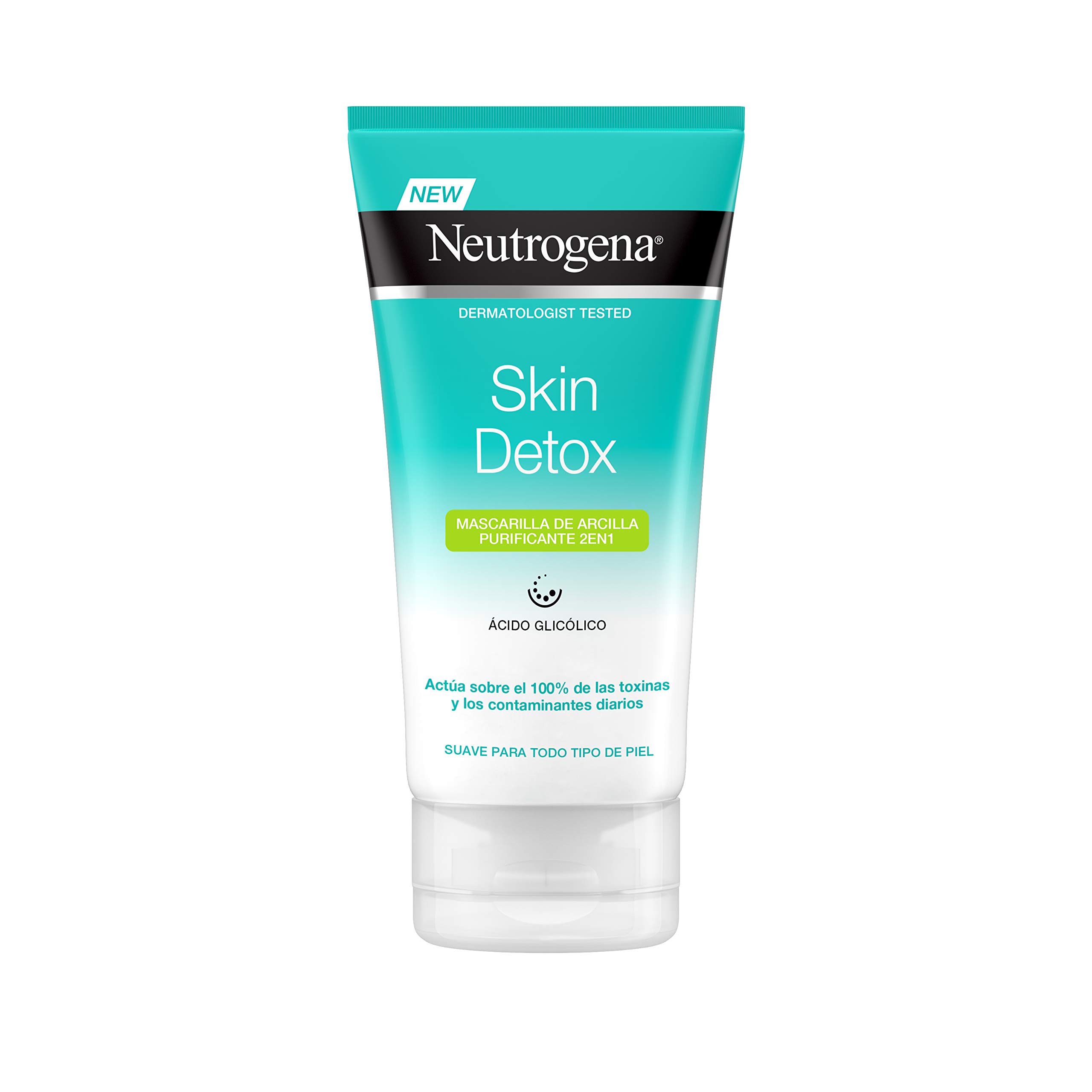 Foto 2 pulgar | Mascarilla De Arcilla Neutrogena Skin Detox Purificante 2 En 1, 150 Ml - Venta Internacional.