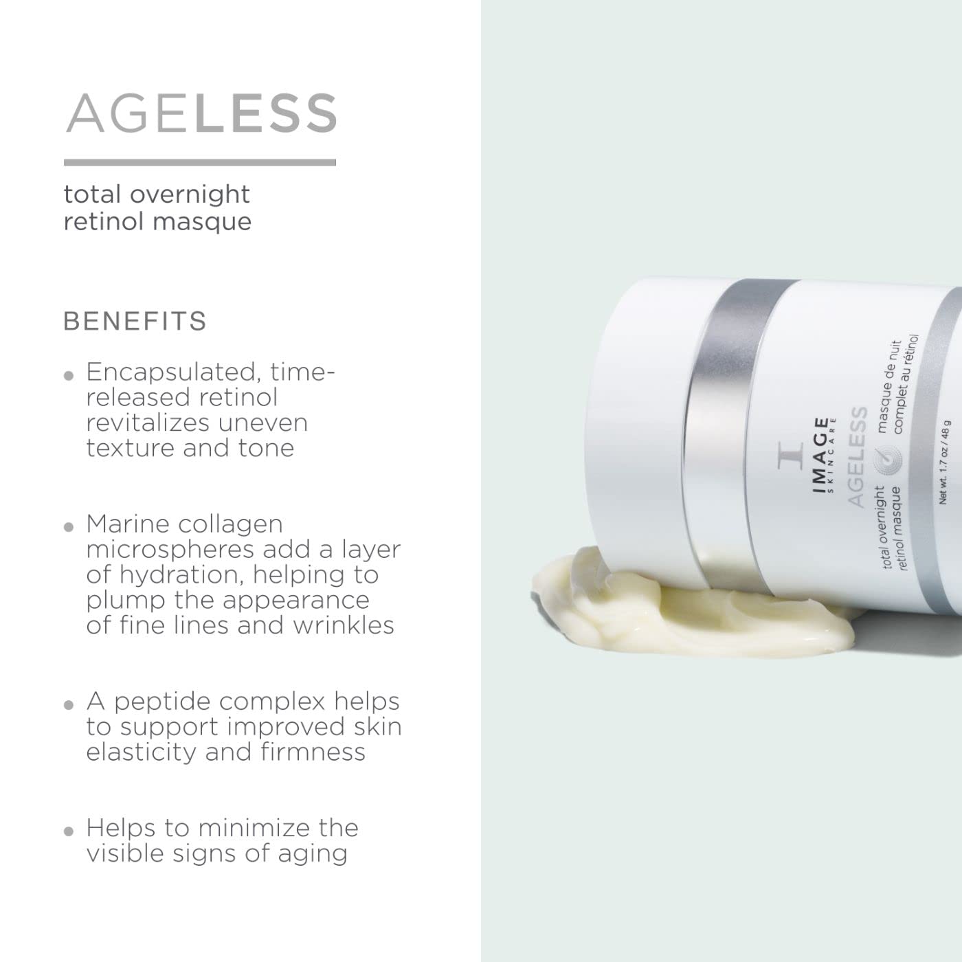 Foto 3 pulgar | Mascarilla Image Skincare Ageless Total Overnight Retinol 48 G - Venta Internacional.