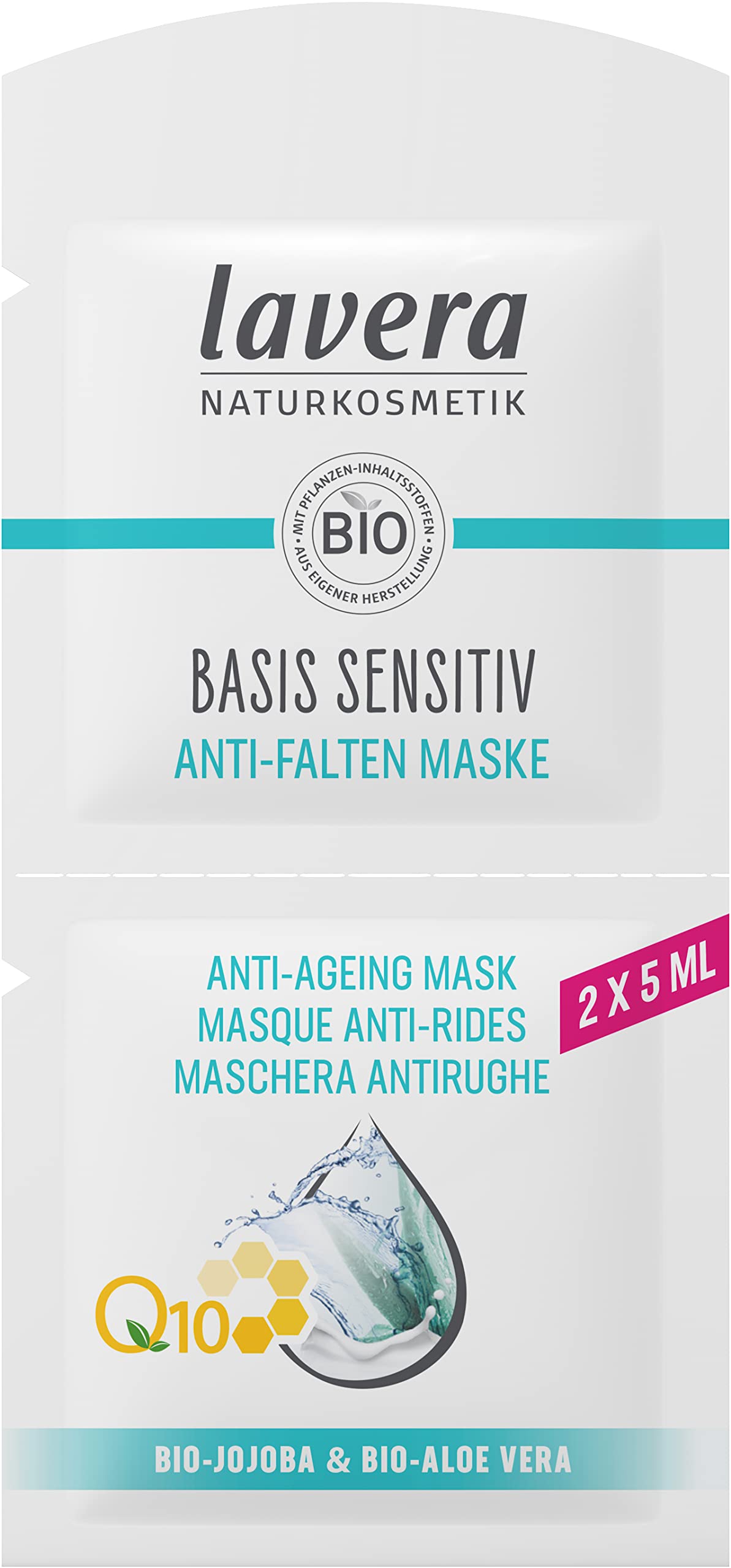 Foto 1 | Mascarilla Facial Lavera Antienvejecimiento Con Jojoba Orgánica Y Aloe Vera 10 Ml - Venta Internacional.