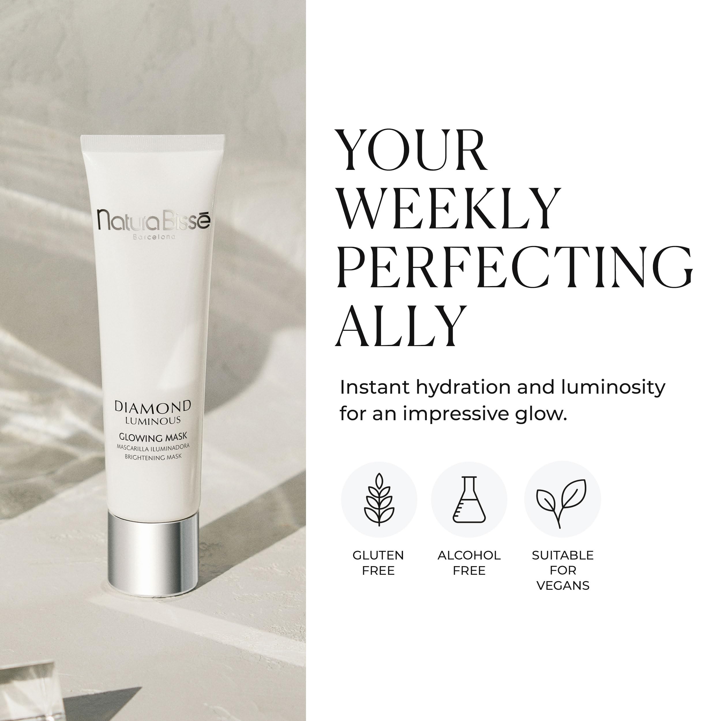 Foto 5 pulgar | Mascarilla Facial Natura Bissé Diamond Luminous Perfecting 100 Ml - Venta Internacional.