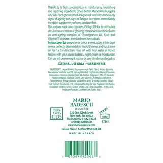 Foto 2 | Mascarilla Facial Mario Badescu Ginkgo Con Manteca De Karité Y Vitamina E 75 Ml - Venta Internacional.