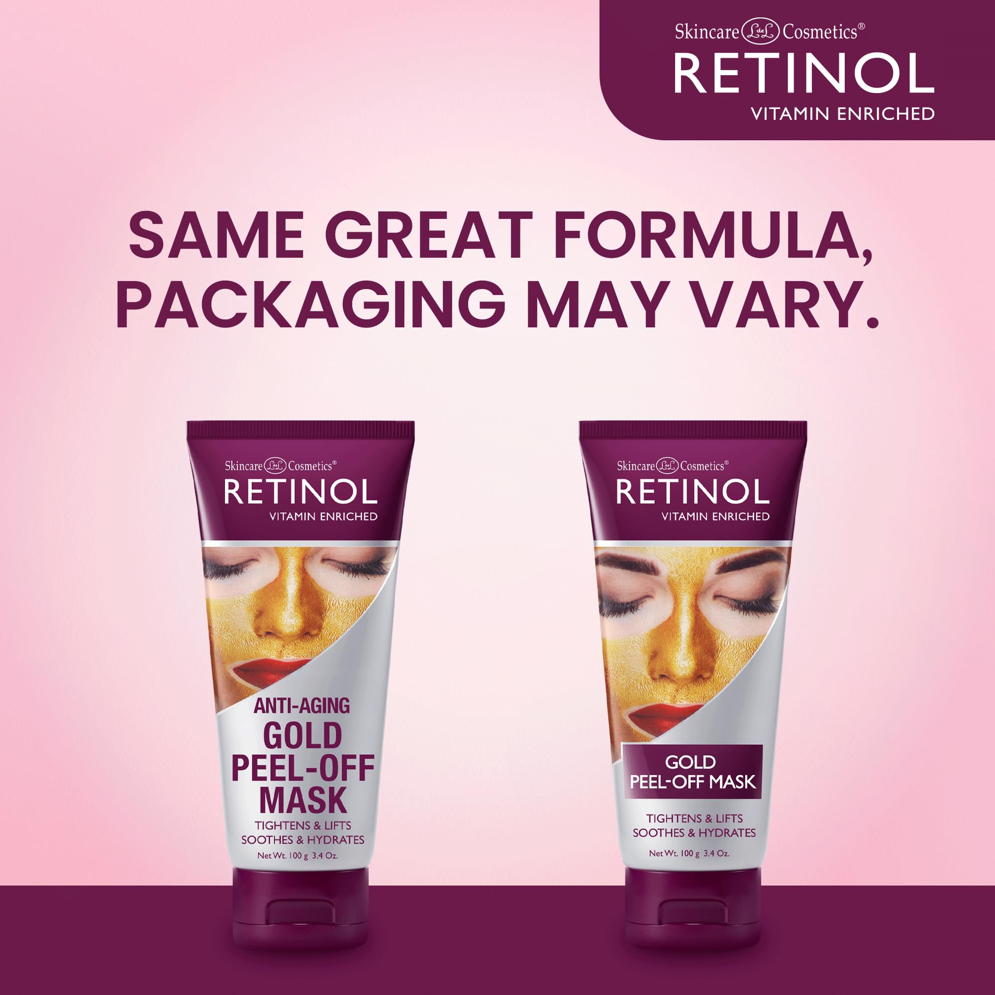 Foto 3 pulgar | La Máscara Retinol Gold Peel-off Tensa, Levanta, Hidrata La Piel - Venta Internacional.
