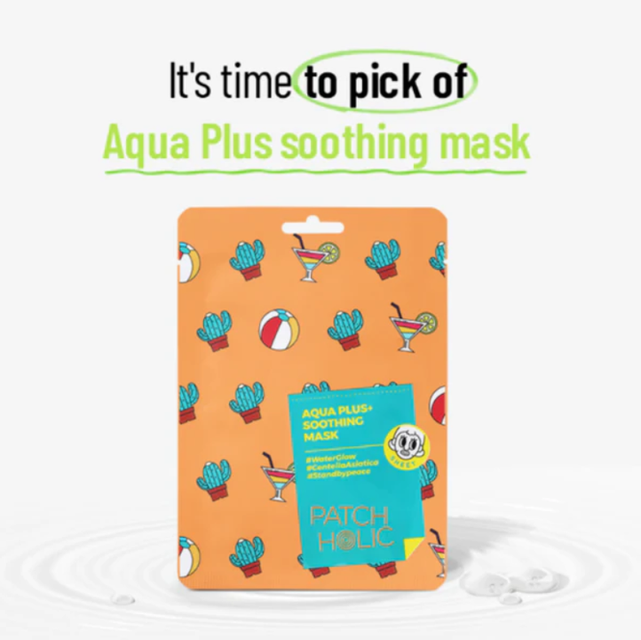 Foto 5 pulgar | Mascarilla Facial Patch Holic  Revitalizante Para Piel Irritada Aqua + Soothing 12 Grmos