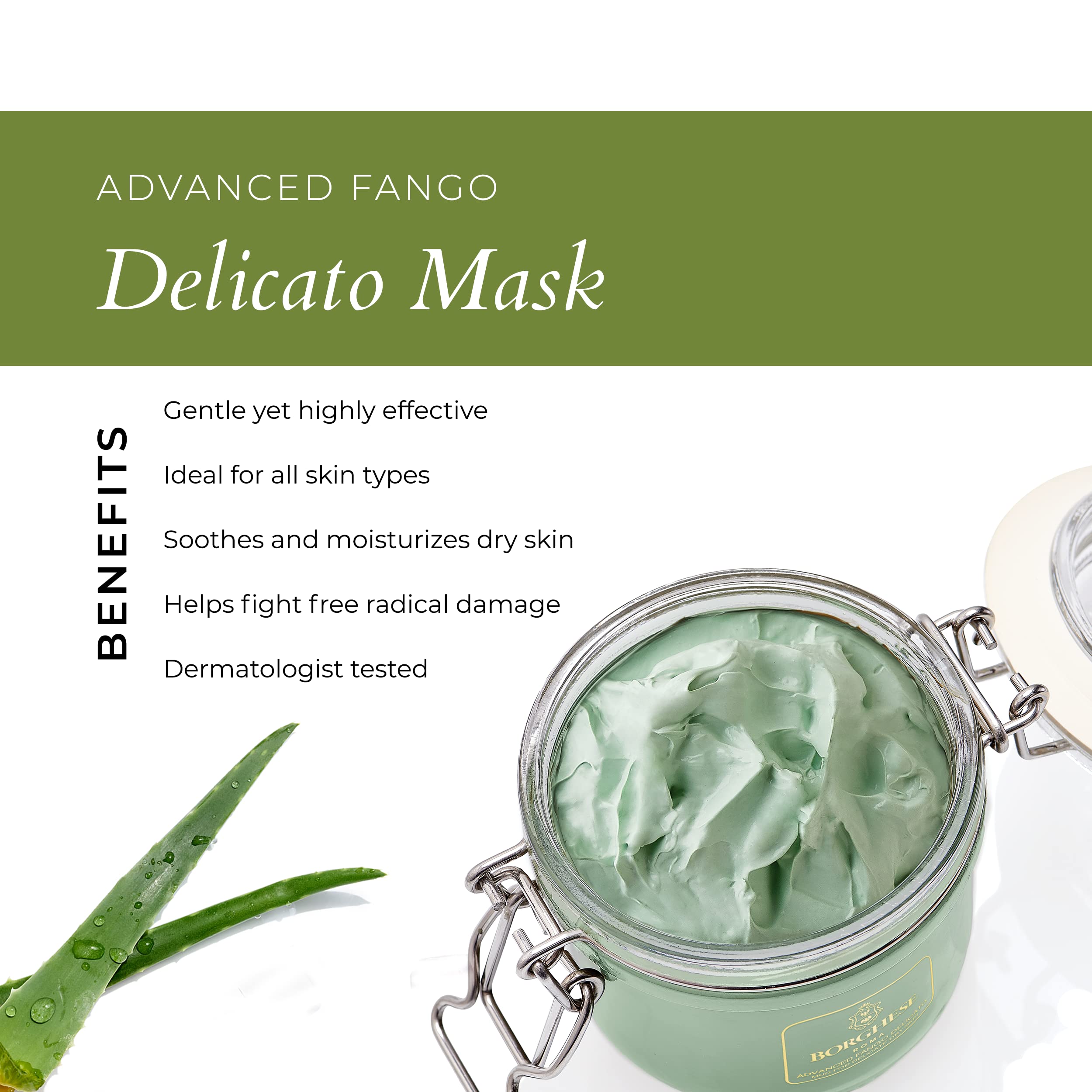 Foto 4 pulgar | Mascarilla Hidratante De Barro Borghese Advanced Fango Delicato 220 Ml - Venta Internacional.